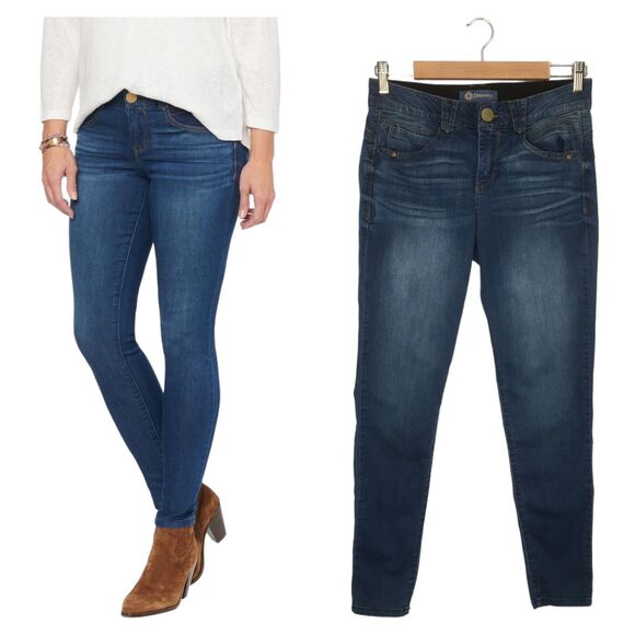 Democracy Denim - Democracy Jeans Womens 6 Ab Solution Jegging Booty Lift Mid Rise Skinny Blue